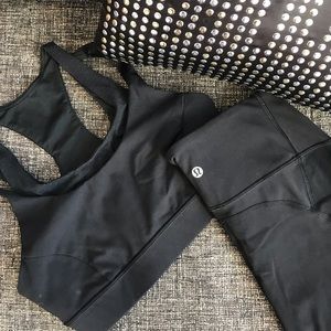 Lululemon Leggings and Sports Bra set